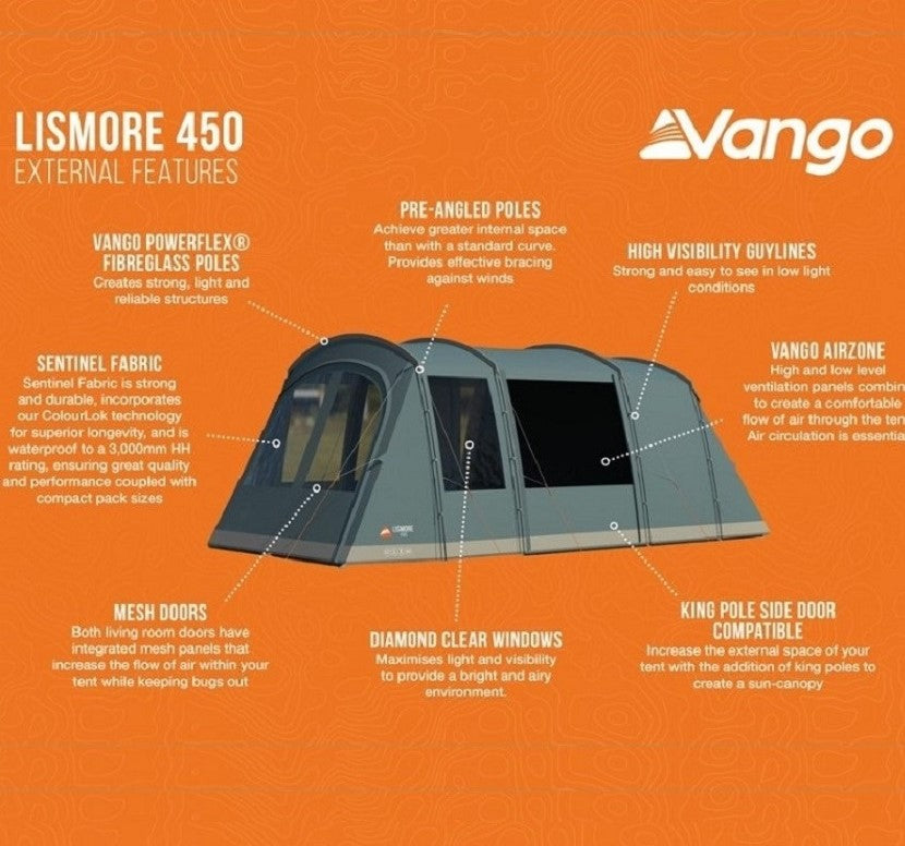 Vango Lismore 450 Tent Package - Mineral Green-Outback-Trading-4