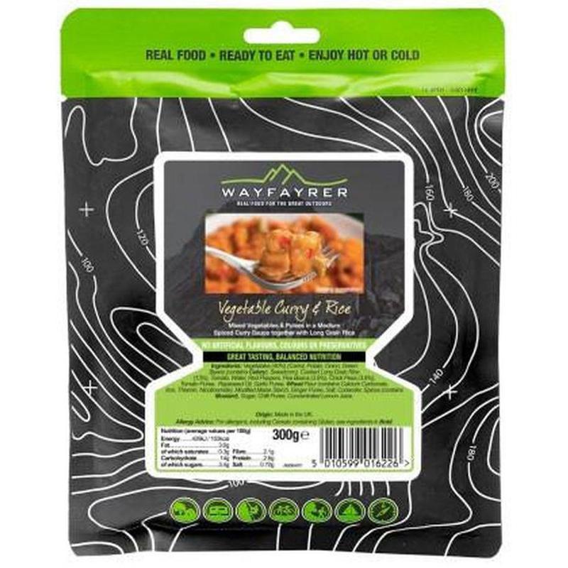 Wayfayrer Vegetable Curry and Rice Quick Heat D of E Recommended Food-Food-Outback Trading