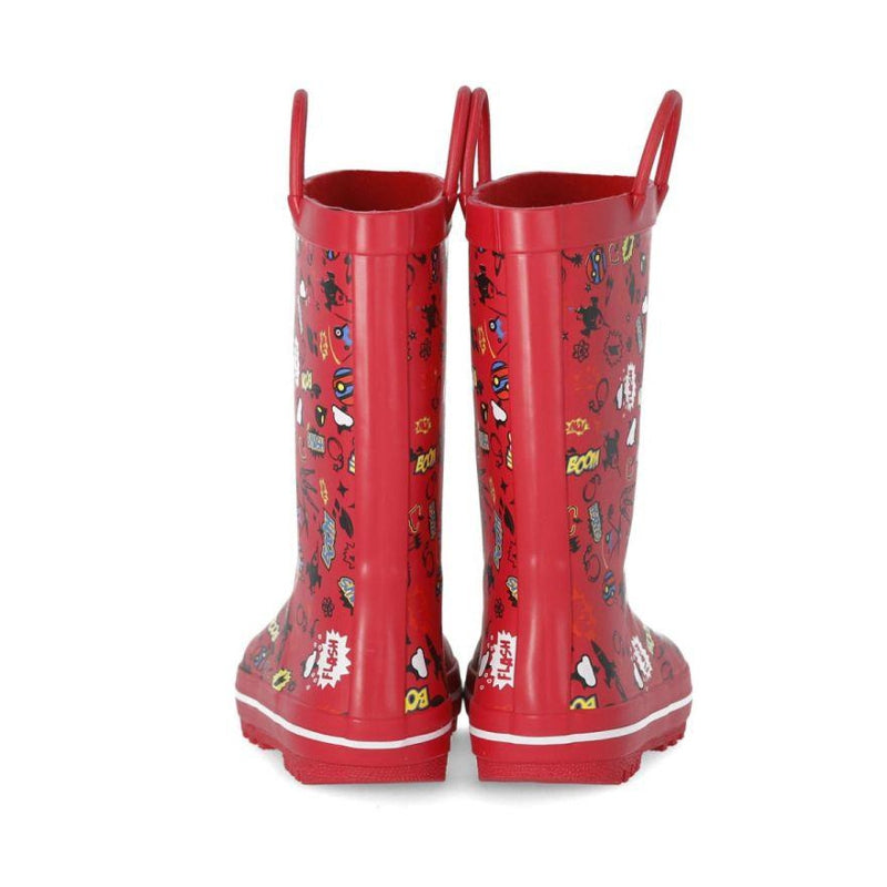 Trespass Kids Wellies With Pull Handles Red UK 8 Red