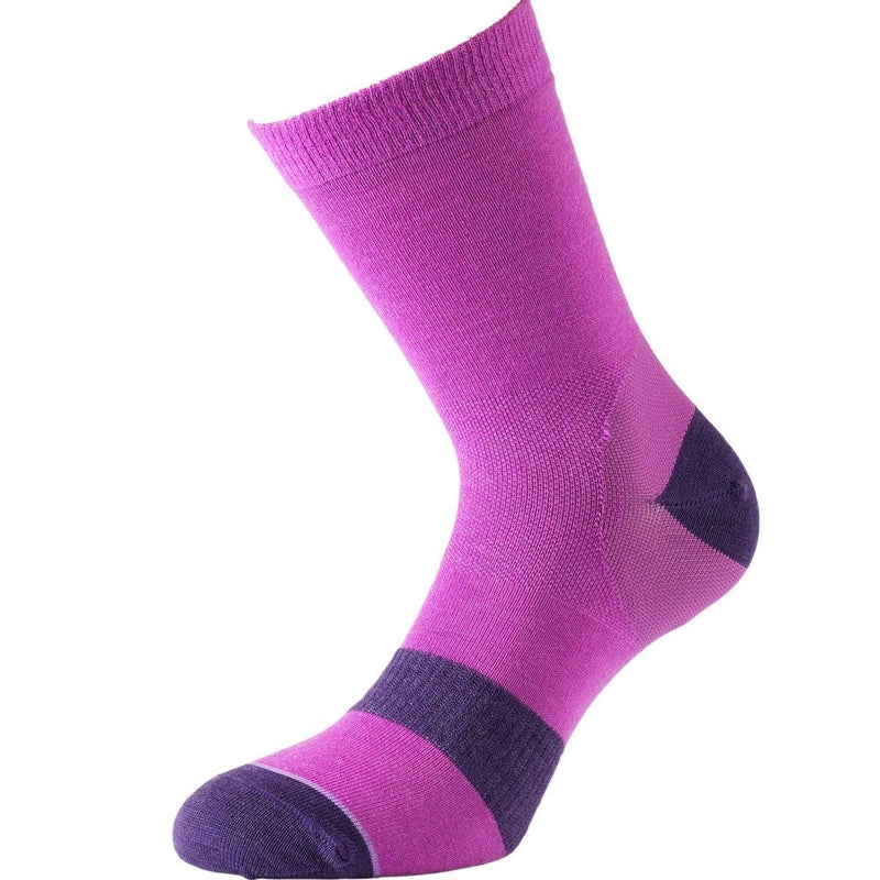 1000 Mile Approach Double Layer Walking Socks for Women - Fuchsia-Socks-Outback Trading