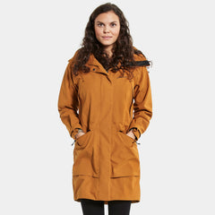 Didriksons Ilma 6 Womens Waterproof Parka Jacket- Cayenne-Outback Trading-4