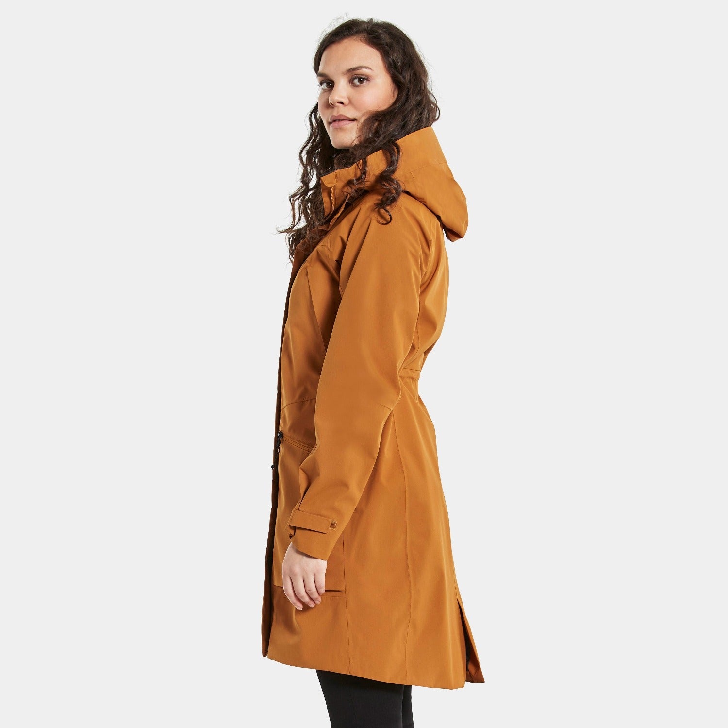 Didriksons Ilma 6 Womens Waterproof Parka Jacket- Cayenne-Outback Trading-8