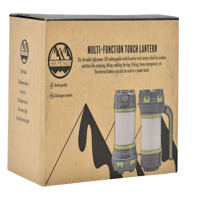 Six Peaks Multi Function Torch Lantern-Camping Lights & Lanterns-Outback Trading