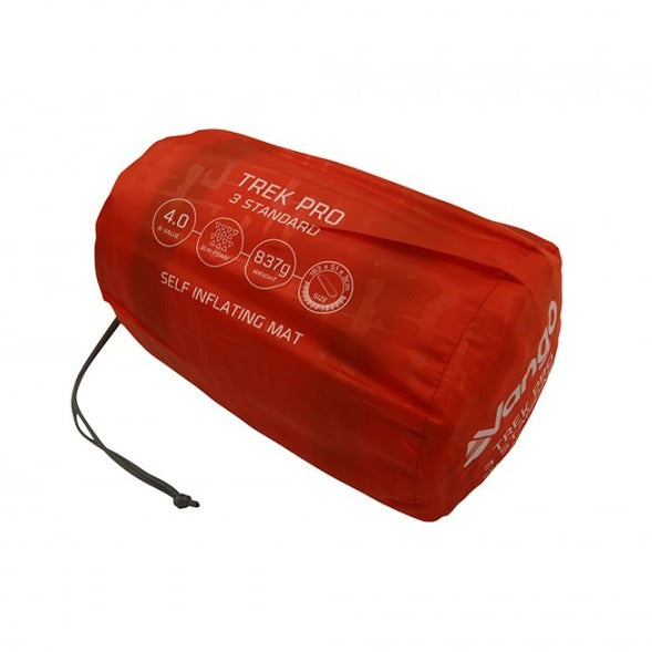 Vango Trek Pro 3 Standard Self Inflating Mat - Tango Red 4