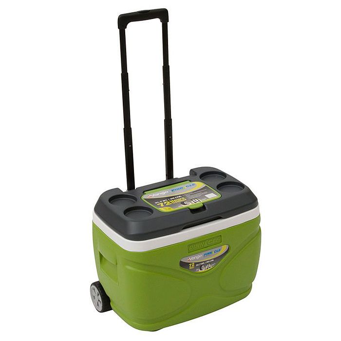 Vango Pinnacle 30L Wheelie Cooler - Green-outback-trading-2
